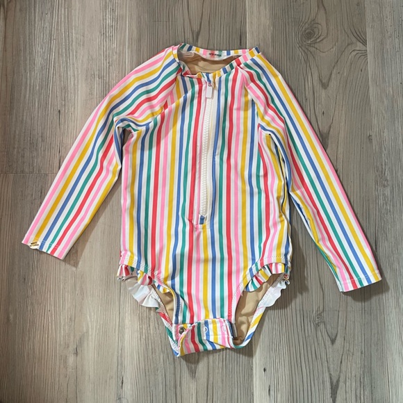 Old Navy Colorful Striped Kids Swimwear - Picture 2 of 3